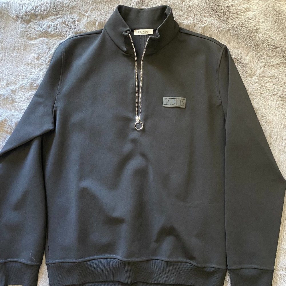 Valentino men's medium half zip pullover jacket